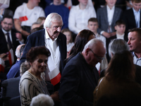 MP Ryszard Terlecki attends the Law and Justice party convention at the 'Sokol' in Krakow, Poland, on November 24, 2024. The Law and Justice...