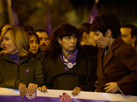 A feminist demonstration takes place in Madrid, Spain, on November 25, 2024. (