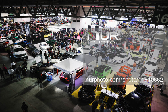 A car is on display during the Milano AutoClassica fair at Rho Fieramilano in Milan, Italy, on November 17, 2024. 