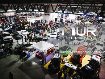 A car is on display during the Milano AutoClassica fair at Rho Fieramilano in Milan, Italy, on November 17, 2024. (