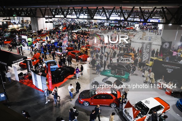 A car is on display during the Milano AutoClassica fair at Rho Fieramilano in Milan, Italy, on November 17, 2024. 