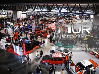 A car is on display during the Milano AutoClassica fair at Rho Fieramilano in Milan, Italy, on November 17, 2024. (