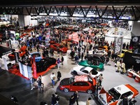 A car is on display during the Milano AutoClassica fair at Rho Fieramilano in Milan, Italy, on November 17, 2024. (