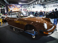 A car is on display during the Milano AutoClassica fair at Rho Fieramilano in Milan, Italy, on November 17, 2024. (