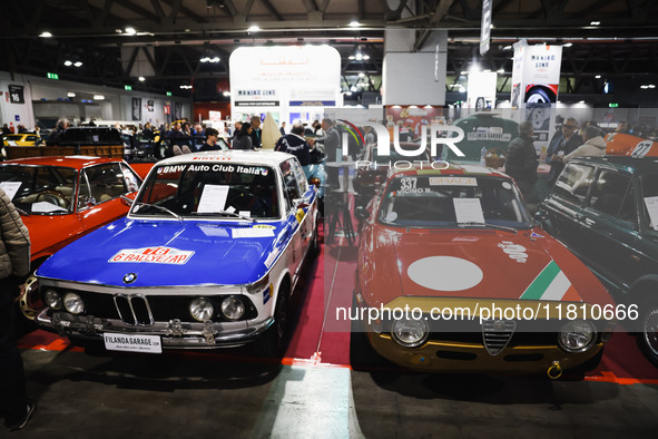 A car is on display during the Milano AutoClassica fair at Rho Fieramilano in Milan, Italy, on November 17, 2024. 