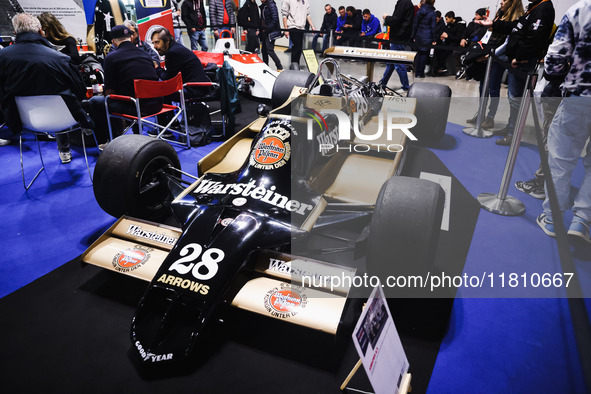 A car is on display during the Milano AutoClassica fair at Rho Fieramilano in Milan, Italy, on November 17, 2024. 