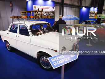 A car is on display during the Milano AutoClassica fair at Rho Fieramilano in Milan, Italy, on November 17, 2024. (