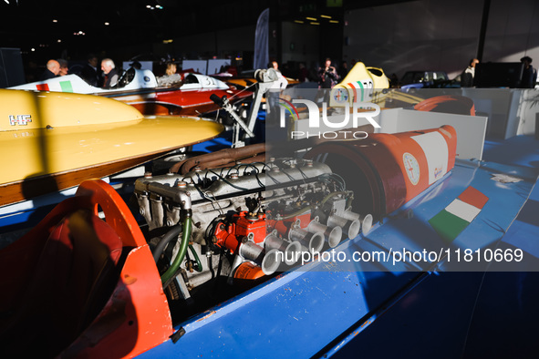 A car is on display during the Milano AutoClassica fair at Rho Fieramilano in Milan, Italy, on November 17, 2024. 