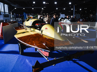 A car is on display during the Milano AutoClassica fair at Rho Fieramilano in Milan, Italy, on November 17, 2024. (