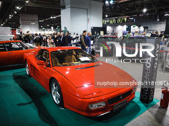 A car is on display during the Milano AutoClassica fair at Rho Fieramilano in Milan, Italy, on November 17, 2024. (