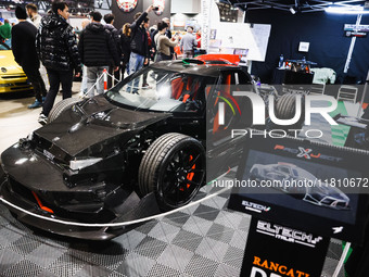 A car is on display during the Milano AutoClassica fair at Rho Fieramilano in Milan, Italy, on November 17, 2024. (