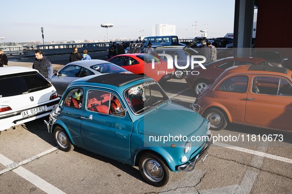 A car is on display during the Milano AutoClassica fair at Rho Fieramilano in Milan, Italy, on November 17, 2024. 