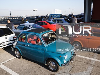 A car is on display during the Milano AutoClassica fair at Rho Fieramilano in Milan, Italy, on November 17, 2024. (