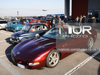 A car is on display during the Milano AutoClassica fair at Rho Fieramilano in Milan, Italy, on November 17, 2024. (