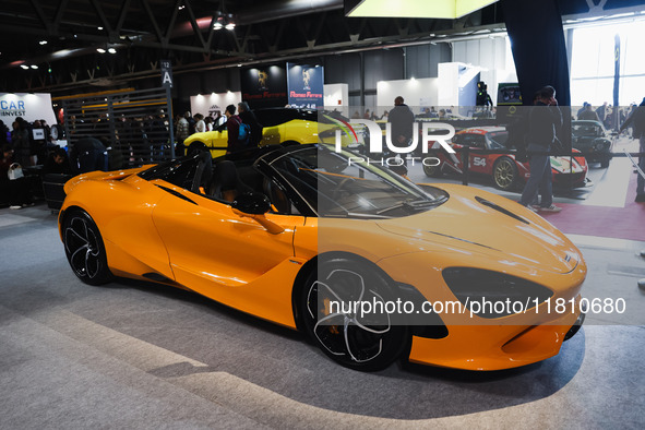 A car is on display during the Milano AutoClassica fair at Rho Fieramilano in Milan, Italy, on November 17, 2024. 