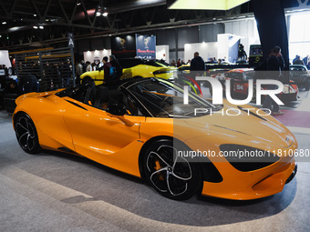 A car is on display during the Milano AutoClassica fair at Rho Fieramilano in Milan, Italy, on November 17, 2024. (