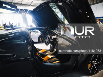 A car is on display during the Milano AutoClassica fair at Rho Fieramilano in Milan, Italy, on November 17, 2024. (