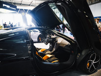 A car is on display during the Milano AutoClassica fair at Rho Fieramilano in Milan, Italy, on November 17, 2024. (