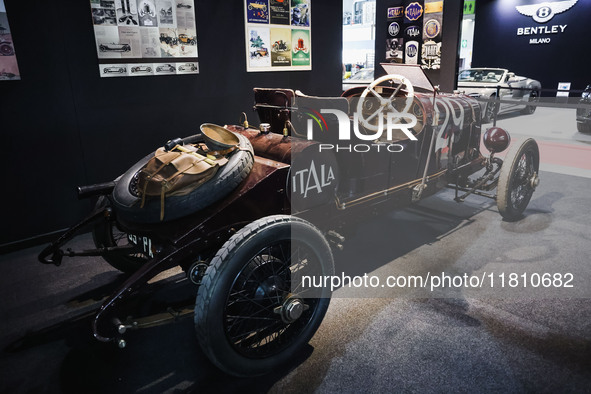 A car is on display during the Milano AutoClassica fair at Rho Fieramilano in Milan, Italy, on November 17, 2024. 