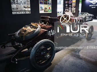 A car is on display during the Milano AutoClassica fair at Rho Fieramilano in Milan, Italy, on November 17, 2024. (