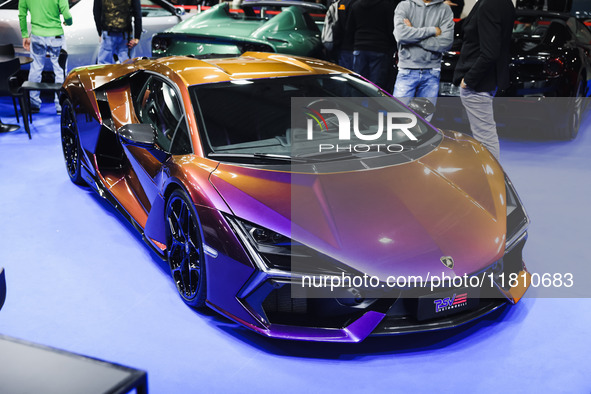 A car is on display during the Milano AutoClassica fair at Rho Fieramilano in Milan, Italy, on November 17, 2024. 