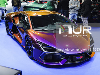 A car is on display during the Milano AutoClassica fair at Rho Fieramilano in Milan, Italy, on November 17, 2024. (