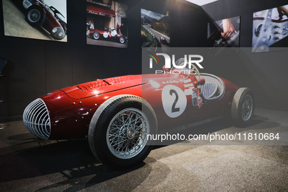 A car is on display during the Milano AutoClassica fair at Rho Fieramilano in Milan, Italy, on November 17, 2024. 