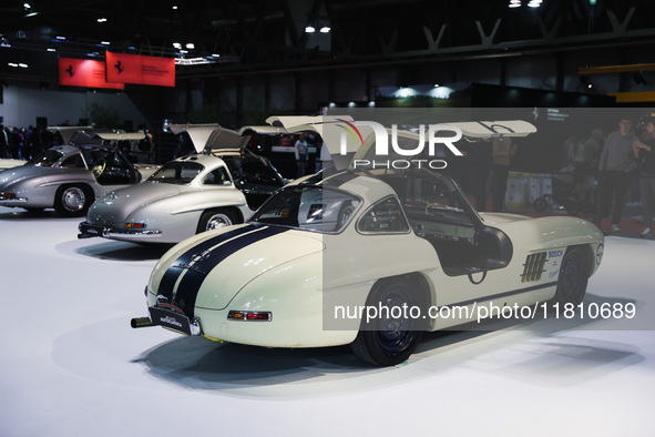 A car is on display during the Milano AutoClassica fair at Rho Fieramilano in Milan, Italy, on November 17, 2024. 