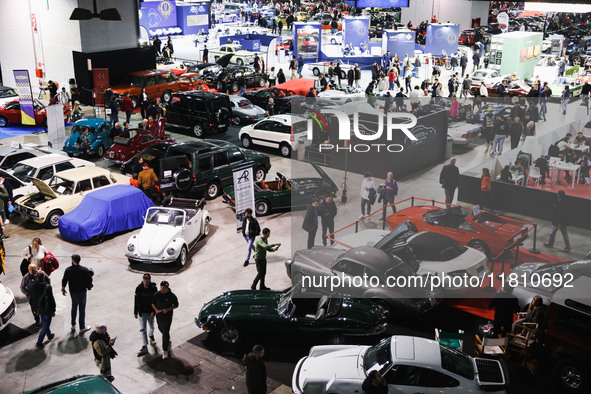 A car is on display during the Milano AutoClassica fair at Rho Fieramilano in Milan, Italy, on November 17, 2024. 