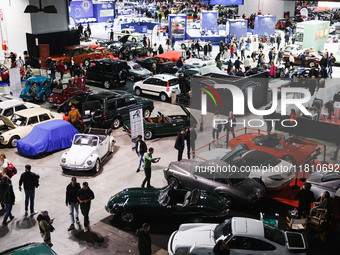 A car is on display during the Milano AutoClassica fair at Rho Fieramilano in Milan, Italy, on November 17, 2024. (