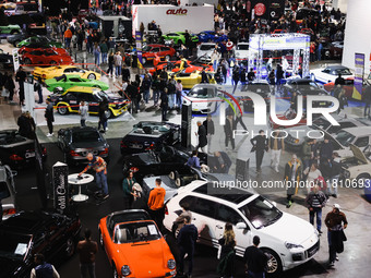 A car is on display during the Milano AutoClassica fair at Rho Fieramilano in Milan, Italy, on November 17, 2024. (