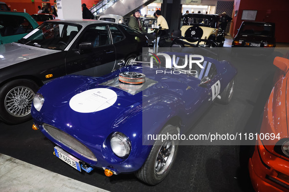 A car is on display during the Milano AutoClassica fair at Rho Fieramilano in Milan, Italy, on November 17, 2024. 