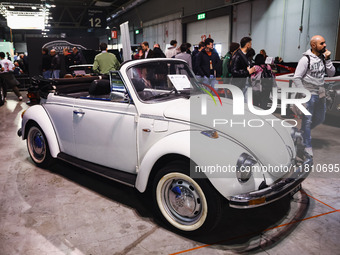 A car is on display during the Milano AutoClassica fair at Rho Fieramilano in Milan, Italy, on November 17, 2024. (