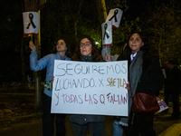 Thousands of people take to the streets of Madrid, Spain, on November 25, 2024, during the demonstration organized by the 8M Commission on t...