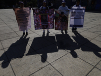 Mothers, relatives of missing persons and victims of femicide, feminist groups, and various organizations protest in various streets of Mexi...