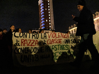 During the International Day for the Elimination of Violence Against Women, people march in a protest organized by ''Non una di meno'' and o...