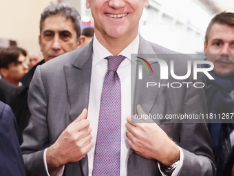 Paolo Zangrillo attends the 41st ANCI Annual Assembly at Lingotto Fiere in Turin, Italy, on December 22, 2024 (