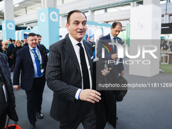 Alberto Cirio attends the 41st ANCI Annual Assembly at Lingotto Fiere in Turin, Italy, on December 22, 2024 (