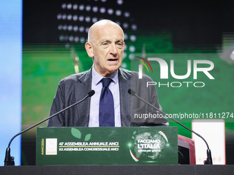 Francesco Paolo Sisto attends the 41st ANCI Annual Assembly at Lingotto Fiere in Turin, Italy, on December 22, 2024 (