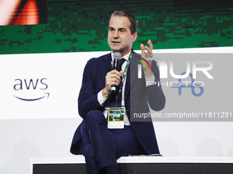 Roberto Tomasi attends the 41st ANCI Annual Assembly at Lingotto Fiere in Turin, Italy, on December 22, 2024 (