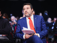 Matteo Salvini attends the 41st ANCI Annual Assembly at Lingotto Fiere in Turin, Italy, on December 22, 2024 (