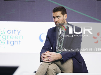 Massimo Zedda attends the 41st ANCI Annual Assembly at Lingotto Fiere in Turin, Italy, on December 22, 2024 (