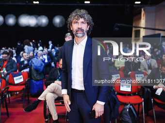 Damiano Tommasi attends the 41st ANCI Annual Assembly at Lingotto Fiere in Turin, Italy, on December 22, 2024 (