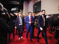 Matteo Salvini attends the 41st ANCI Annual Assembly at Lingotto Fiere in Turin, Italy, on December 22, 2024 (