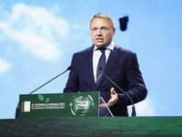 Francesco Lollobrigida attends the 41st ANCI Annual Assembly at Lingotto Fiere in Turin, Italy, on December 22, 2024 (