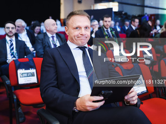 Francesco Lollobrigida attends the 41st ANCI Annual Assembly at Lingotto Fiere in Turin, Italy, on December 22, 2024 (