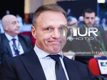 Francesco Lollobrigida attends the 41st ANCI Annual Assembly at Lingotto Fiere in Turin, Italy, on December 22, 2024 (