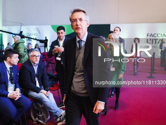 Gaetano Manfredi attends the 41st ANCI Annual Assembly at Lingotto Fiere in Turin, Italy, on December 22, 2024 (