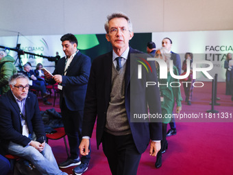 Gaetano Manfredi attends the 41st ANCI Annual Assembly at Lingotto Fiere in Turin, Italy, on December 22, 2024 (