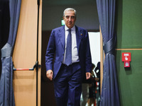 Maurizio Gasparri attends the Forza Italia Economic Day at Palazzo Lombardia in Milan, Italy, on October 5, 2024. (